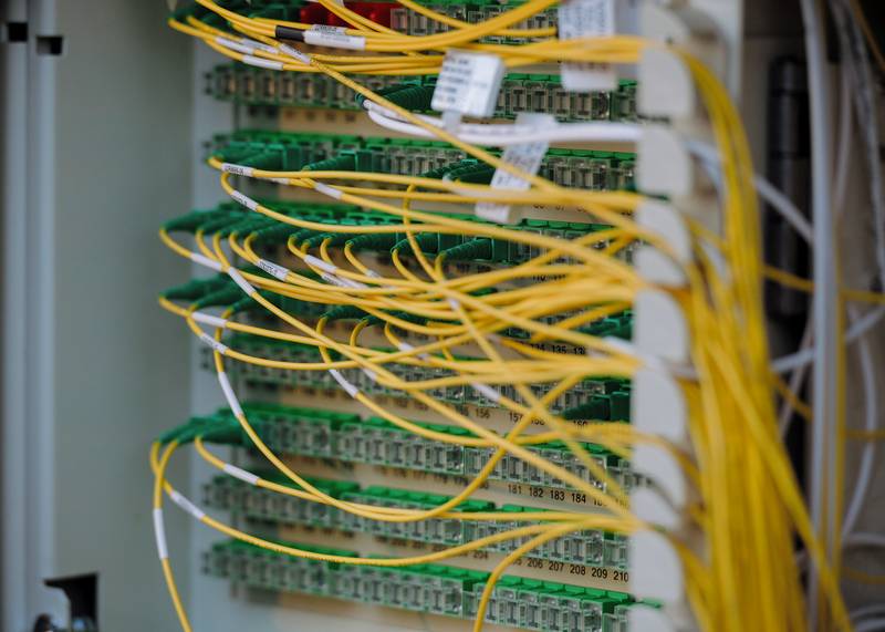 Baie de brassage et câblage fibre optique